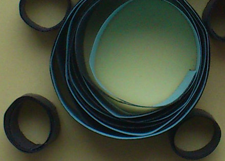 Tělo pandy z papírových proužků Quilling: Panda z papírových proužků