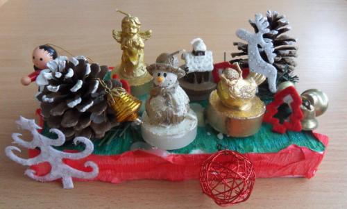 Netradiční adventní „věnec“